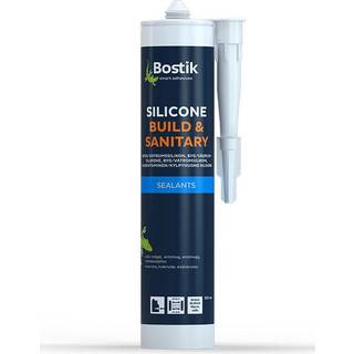 Bostik Silikone Byg & Sanitet, vådrumssilikone - 300ml - Lysegrå (NCS S1002-Y)
