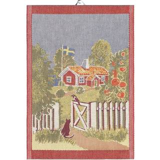 Ekelund Linneväveri Mit Sverige viskestykke 35x50 cm Multi