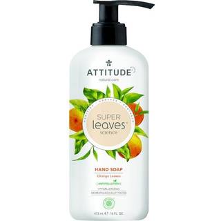 Attitude Super Leaves Orange Leaves Naturlig flydende håndsæbe med afgiftende effekt 473 ml - 473 ml
