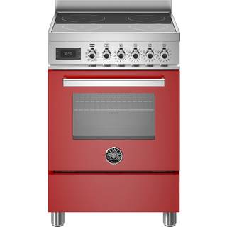 PRO64I1EROT Professional induktionskomfur med ovn, 60 cm, rød