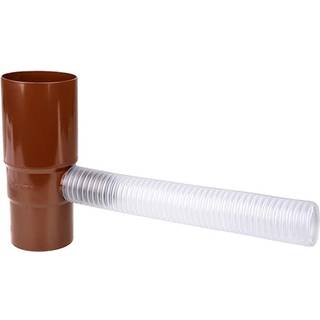 Plastmo vandudtag m/flexslange Ø75 brun 5258440