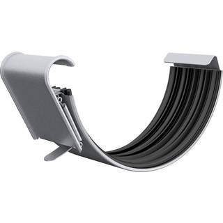 Lindab RSK samlestykke, stålmetalic - 125 mm