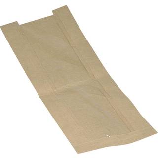 Rudepose 16x38x7cm, brun, 1000 stk med rude, med sidefals, 35 g/m2