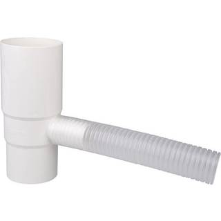Plastmo vandudtag m/flexslange Ø75 hvid 5258340
