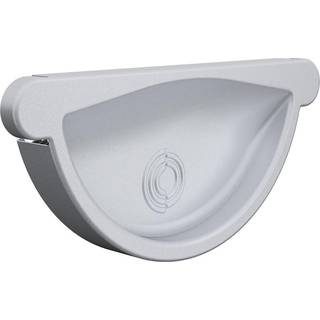 Lindab RG endebund, stålmetalic - 125 mm