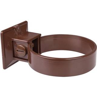 Plastmo plastrørholder 2stk/pk Ø75 brun 7827440