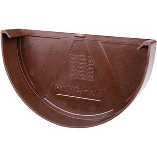 Plastmo endebund nr 12 brun 5144402