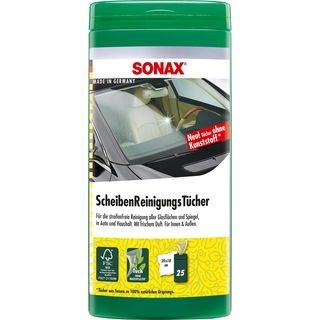 SONAX Glasrens Wipes 25 stk.