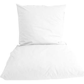 Percale sengetøj 140x220 cm hvid