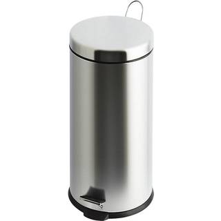 Pedalspand, EKO, grå, stål, 30 l, med inderspand i plast