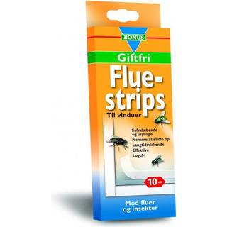 BONUS Fluestrips til vinduer, 10 stk.