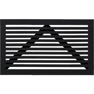 Plus Tokyo Bred låge 150×90 cm - Sort RAL 9005