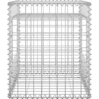 gabionkurve 2 stk. 50x50x60 cm jern