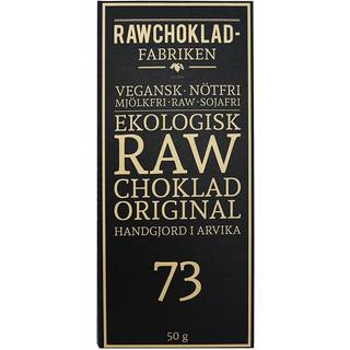 WermlandsChoklad Rawchokolade ØKO, 50 g, Orginal 73 %