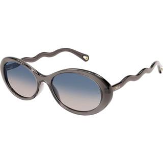 Chloé CH0088S 001 56 Solbriller Kvinder Grå - Transparent Grey - 56mm