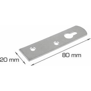 Hængeblik 80 x 20 mm 4 stk.
