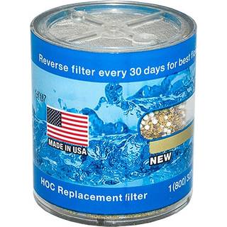 Sprite HOC Høj Ydelse Udskiftelig Brusefilterpatron, Blå - Klorreducerende Filter til Sprite Høj Ydelse Masserende Brusehus