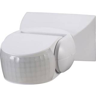 E-Line bevægelsessensor med indbygget skumringsrelæ, IP66, 180°, hvid