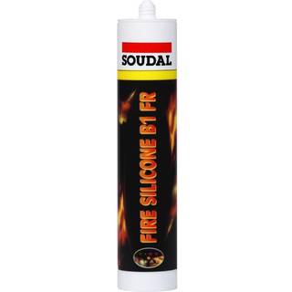 Soudal brandsilikone Fire Silicone B1 FR 310ml - Grå