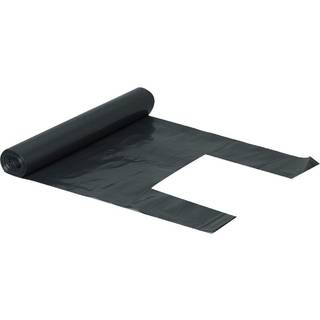 Knudesæk 125 L, 75 x 139 cm, 50my, Genanvendt Sort