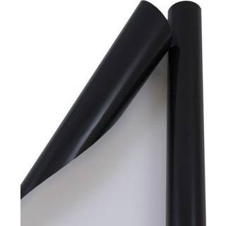 Jampapir gaveindpakning - blankt indpakningspapir - 25 kvadratmeter (30 i x 10 ft) - sort - rulle solgt individuelt