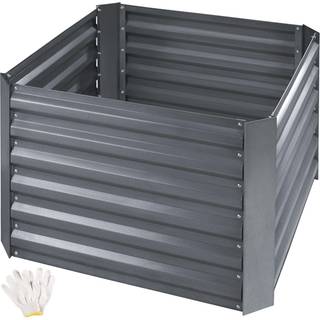 Højbed Artemisia galvaniseret 80x80x57cm - grå