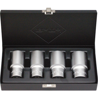 BATO Topsæt Lang 1/2" 6kt. 26-27-30-32mm 4 dele (1118)