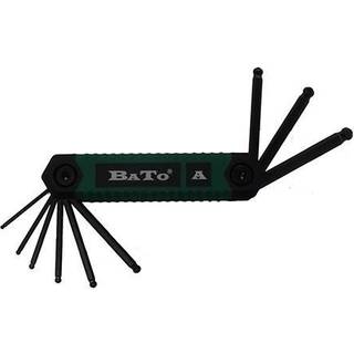 BATO Stiftnøglesæt knivmodel 9 dele 5/64" - 1/4". (3133)