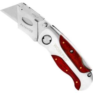 WorkPro foldekniv t/trapezblade, hurtigt bladskift