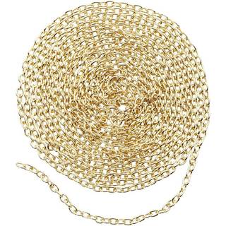 Forgyldt smykkekæde 2 mm - 2 meter
