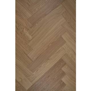 Stavparket med kliksystem - Eg Prime Natur med klar matlak - Bredde 135 mm