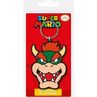 Super Mario Rubber Keychain Bowser 6 cm