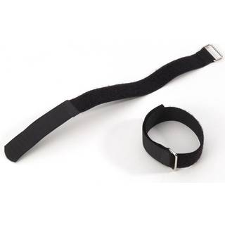 Kabelstrop Velcro 30cm x 2,5cm (10 stk.) - Sort