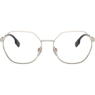 Burberry Kvinde BE1350 Erin 1109 Optiske stel Metal Guld Transparent Geometrisk Normal