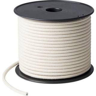 Hør Stofledning, 2x0,75mm² Ø6mm - Meter mål