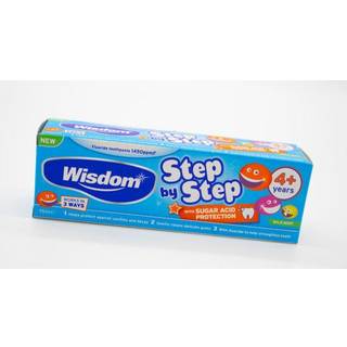 Børnetandpasta Wisdom Step by Step 4+ År 75 ml.