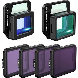 Freewell Wide Angle & Anamorphic Lens med ND -filter kompatibel med Mavic 3/Mavic 3 Cine (ikke kompatibel med Mavic 3 Classic/Mavic 3 Pro/Mavic 3