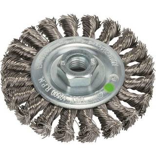 Bosch Skivebørste Flet Rustfrit Ø100mm M14 - 2609256509