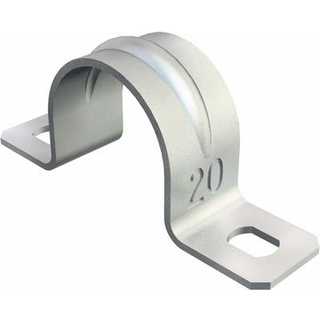 Obo Kabelbøjler 2 lap elforzinket 63mm