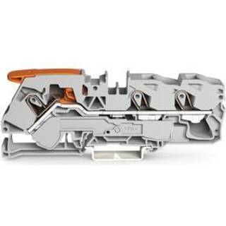 Wago 3-leder-gennemgangsklemme 16 mm², grå