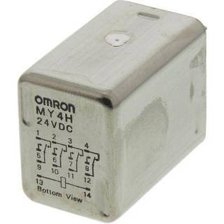 Omron Relæ, 19,2 - 26,4 vdc, 4 nc, 4 no