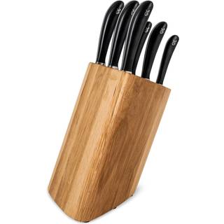 Robert Welch Signature Prism Oak knivbloksæt 7 dele Eg