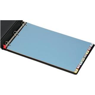 Kardinal 84251 Tabloid-st?rrelse Poly Index Divider 8-faner multicolor farver