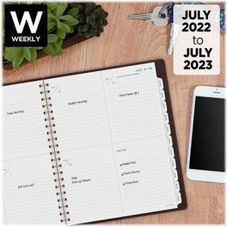 At-a-Glance 2022-2023 Planner Weekly & Monthly Academic 8-1/2 """" x 11 """" Stor signatursamling Brown (YP905A09)
