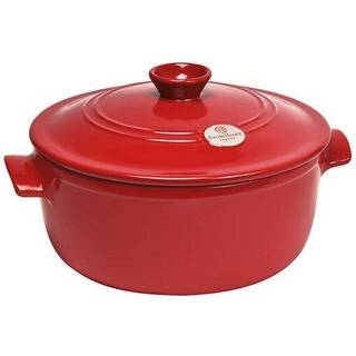Keramisk kogegryde, 28 cm/5,3 l, Burgundy - Emile Henry