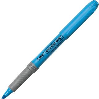 BIC Grip tekstmarker brite liner blå