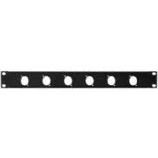 Stageline RCP-8731U 19 tommer rack frontplade til 6 Neutrik chassis | PRIS-MATCH