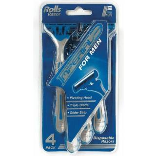 Engangsskrabere Rolls Razor Imperial For Men 4-pk.