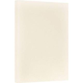 Jam Paper Vellum Bristol 67lb Cardstock - 11 x 17 Ledger Size Coverstock - 147 GSM - Creme - 50 tabloid ark/pakke