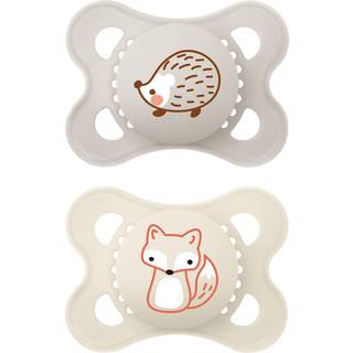 MAM Original Naturgummi Sut Pink/Lilla 0-6 mdr. - 2 stk.